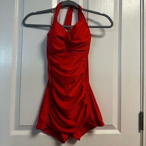 Vintage Style One Piece Halter Swimsuit, Size European M/ USA S (barely worn)